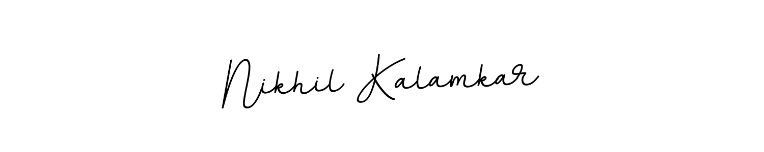 Here are the top 10 professional signature styles for the name Nikhil Kalamkar. These are the best autograph styles you can use for your name. Nikhil Kalamkar signature style 11 images and pictures png