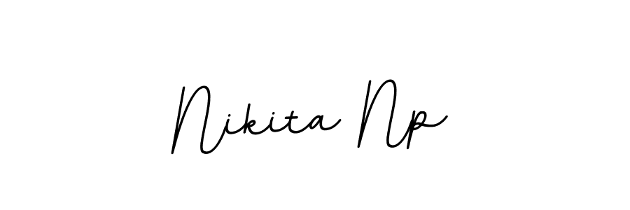 Make a beautiful signature design for name Nikita Np. With this signature (BallpointsItalic-DORy9) style, you can create a handwritten signature for free. Nikita Np signature style 11 images and pictures png