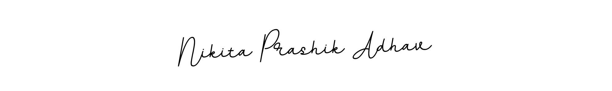 if you are searching for the best signature style for your name Nikita Prashik Adhav. so please give up your signature search. here we have designed multiple signature styles  using BallpointsItalic-DORy9. Nikita Prashik Adhav signature style 11 images and pictures png