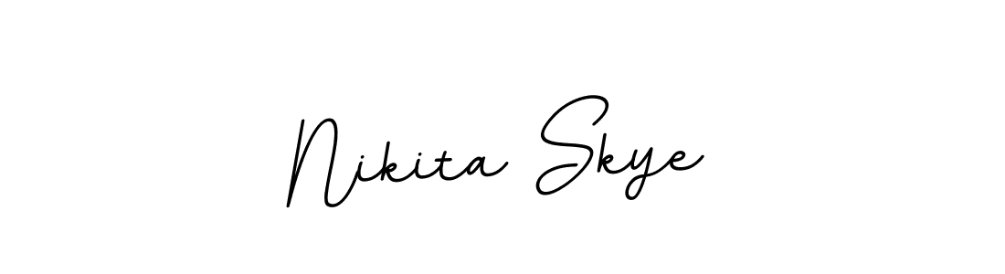 Also You can easily find your signature by using the search form. We will create Nikita Skye name handwritten signature images for you free of cost using BallpointsItalic-DORy9 sign style. Nikita Skye signature style 11 images and pictures png