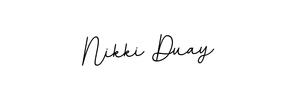 Make a beautiful signature design for name Nikki Duay. Use this online signature maker to create a handwritten signature for free. Nikki Duay signature style 11 images and pictures png