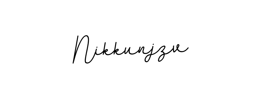 You should practise on your own different ways (BallpointsItalic-DORy9) to write your name (Nikkunjzv) in signature. don't let someone else do it for you. Nikkunjzv signature style 11 images and pictures png