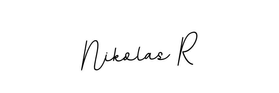 How to make Nikolas R signature? BallpointsItalic-DORy9 is a professional autograph style. Create handwritten signature for Nikolas R name. Nikolas R signature style 11 images and pictures png