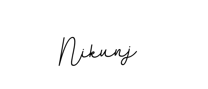 Design your own signature with our free online signature maker. With this signature software, you can create a handwritten (BallpointsItalic-DORy9) signature for name Nikunj . Nikunj  signature style 11 images and pictures png