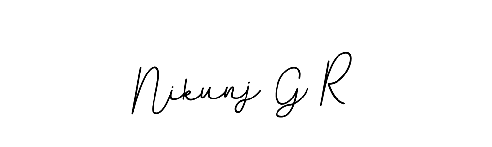 Also You can easily find your signature by using the search form. We will create Nikunj G R name handwritten signature images for you free of cost using BallpointsItalic-DORy9 sign style. Nikunj G R signature style 11 images and pictures png