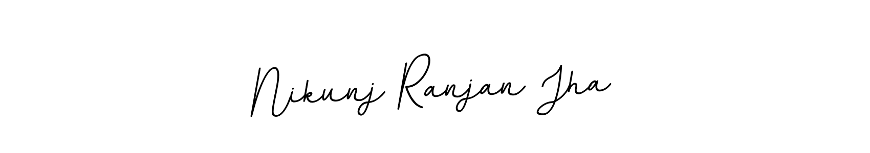 Nikunj Ranjan Jha stylish signature style. Best Handwritten Sign (BallpointsItalic-DORy9) for my name. Handwritten Signature Collection Ideas for my name Nikunj Ranjan Jha. Nikunj Ranjan Jha signature style 11 images and pictures png