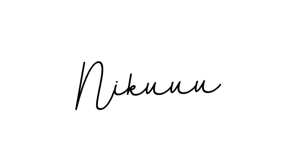 Use a signature maker to create a handwritten signature online. With this signature software, you can design (BallpointsItalic-DORy9) your own signature for name Nikuuu. Nikuuu signature style 11 images and pictures png