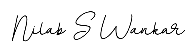 Create a beautiful signature design for name Nilab S Wankar. With this signature (BallpointsItalic-DORy9) fonts, you can make a handwritten signature for free. Nilab S Wankar signature style 11 images and pictures png