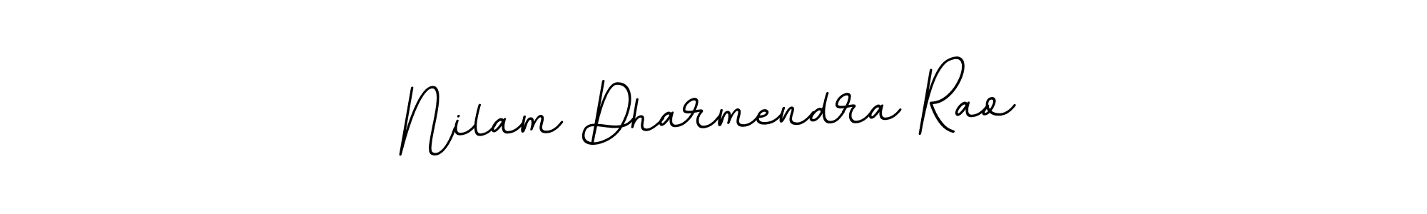 if you are searching for the best signature style for your name Nilam Dharmendra Rao. so please give up your signature search. here we have designed multiple signature styles  using BallpointsItalic-DORy9. Nilam Dharmendra Rao signature style 11 images and pictures png