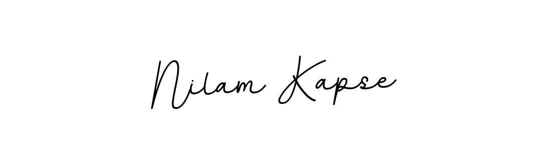 It looks lik you need a new signature style for name Nilam Kapse. Design unique handwritten (BallpointsItalic-DORy9) signature with our free signature maker in just a few clicks. Nilam Kapse signature style 11 images and pictures png