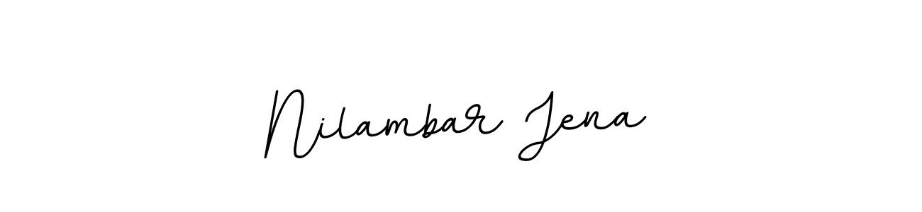 BallpointsItalic-DORy9 is a professional signature style that is perfect for those who want to add a touch of class to their signature. It is also a great choice for those who want to make their signature more unique. Get Nilambar Jena name to fancy signature for free. Nilambar Jena signature style 11 images and pictures png