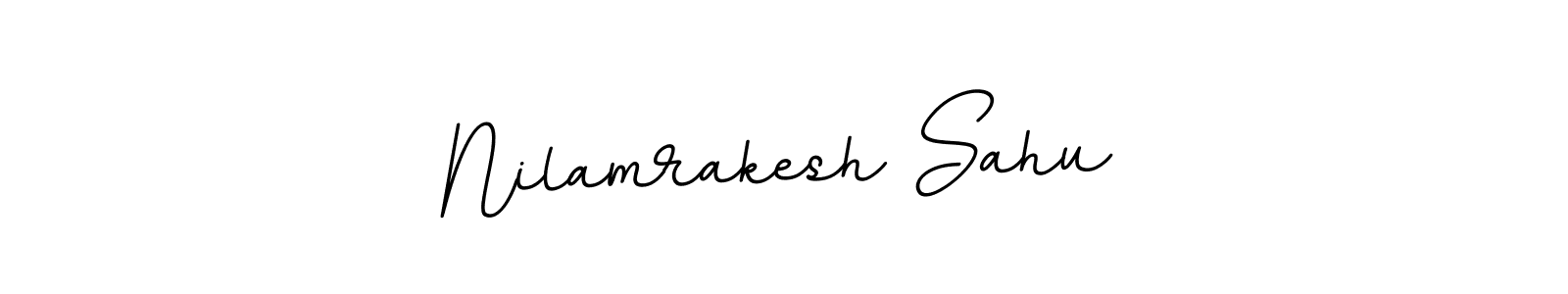 This is the best signature style for the Nilamrakesh Sahu name. Also you like these signature font (BallpointsItalic-DORy9). Mix name signature. Nilamrakesh Sahu signature style 11 images and pictures png