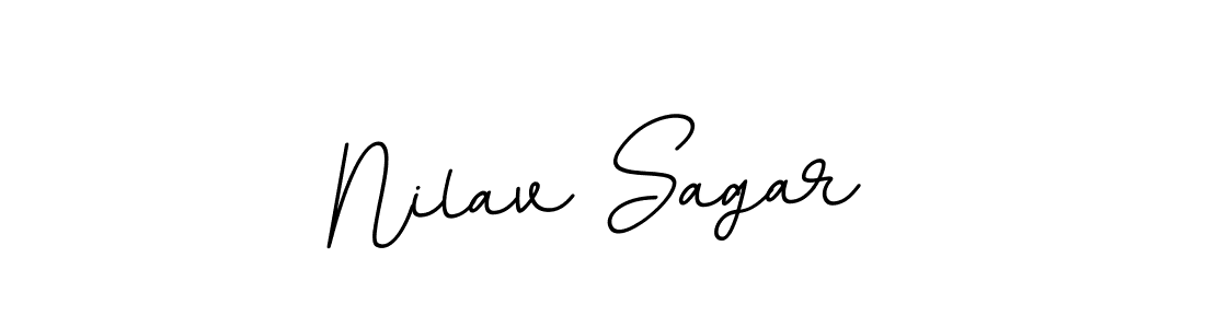 How to make Nilav Sagar signature? BallpointsItalic-DORy9 is a professional autograph style. Create handwritten signature for Nilav Sagar name. Nilav Sagar signature style 11 images and pictures png