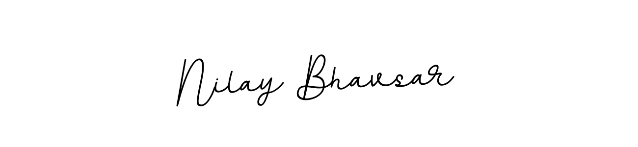 Use a signature maker to create a handwritten signature online. With this signature software, you can design (BallpointsItalic-DORy9) your own signature for name Nilay Bhavsar. Nilay Bhavsar signature style 11 images and pictures png