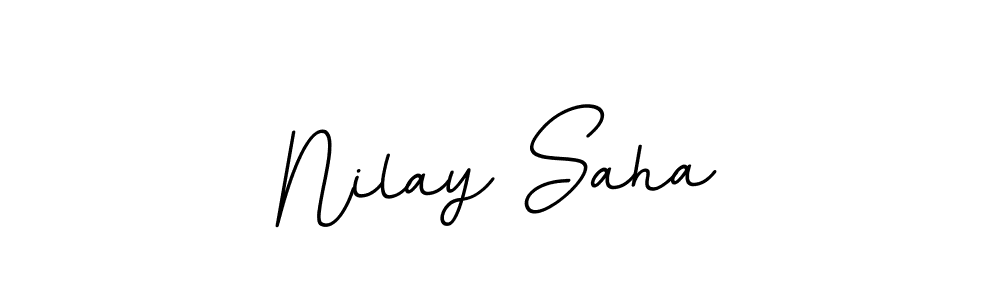 Similarly BallpointsItalic-DORy9 is the best handwritten signature design. Signature creator online .You can use it as an online autograph creator for name Nilay Saha. Nilay Saha signature style 11 images and pictures png