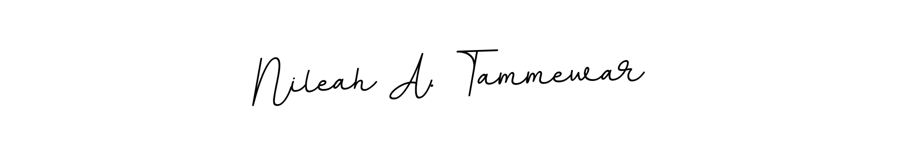 Make a beautiful signature design for name Nileah A. Tammewar. Use this online signature maker to create a handwritten signature for free. Nileah A. Tammewar signature style 11 images and pictures png