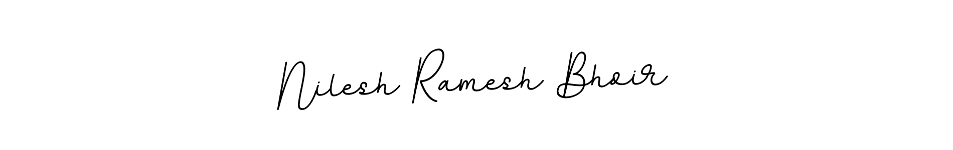 How to make Nilesh Ramesh Bhoir signature? BallpointsItalic-DORy9 is a professional autograph style. Create handwritten signature for Nilesh Ramesh Bhoir name. Nilesh Ramesh Bhoir signature style 11 images and pictures png