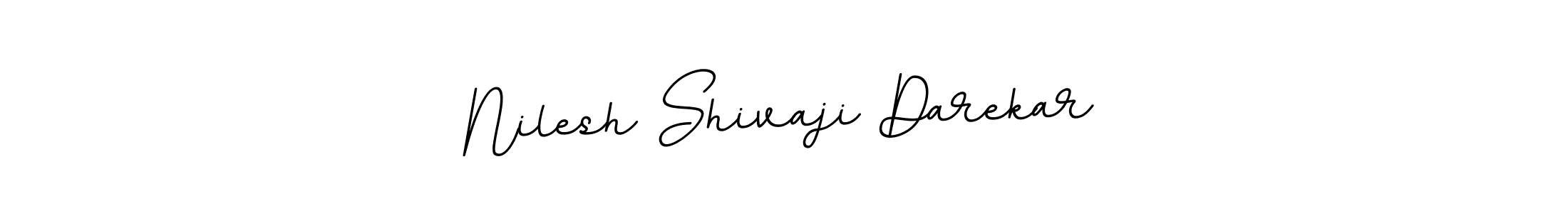 Make a beautiful signature design for name Nilesh Shivaji Darekar. With this signature (BallpointsItalic-DORy9) style, you can create a handwritten signature for free. Nilesh Shivaji Darekar signature style 11 images and pictures png