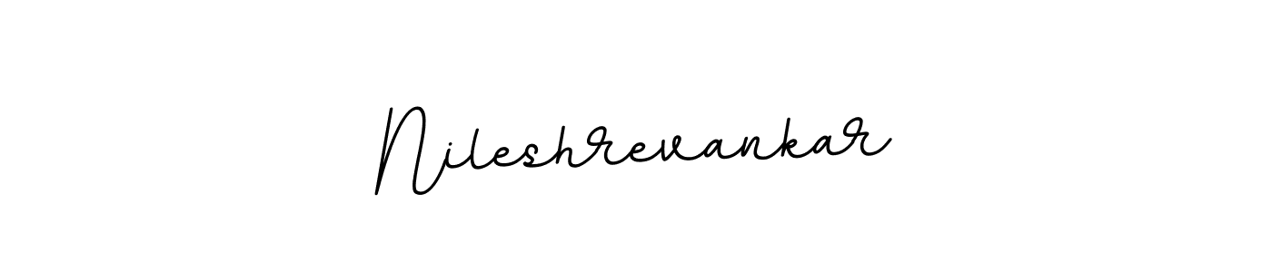 It looks lik you need a new signature style for name Nileshrevankar. Design unique handwritten (BallpointsItalic-DORy9) signature with our free signature maker in just a few clicks. Nileshrevankar signature style 11 images and pictures png