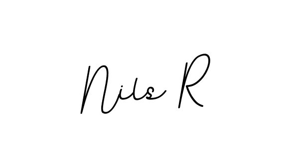 It looks lik you need a new signature style for name Nils R. Design unique handwritten (BallpointsItalic-DORy9) signature with our free signature maker in just a few clicks. Nils R signature style 11 images and pictures png