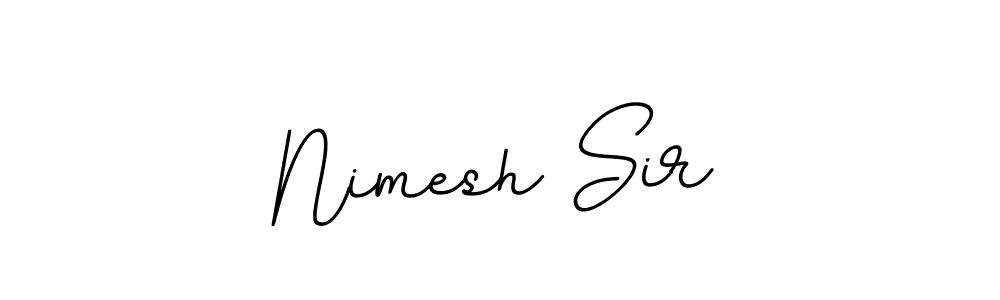 How to make Nimesh Sir signature? BallpointsItalic-DORy9 is a professional autograph style. Create handwritten signature for Nimesh Sir name. Nimesh Sir signature style 11 images and pictures png