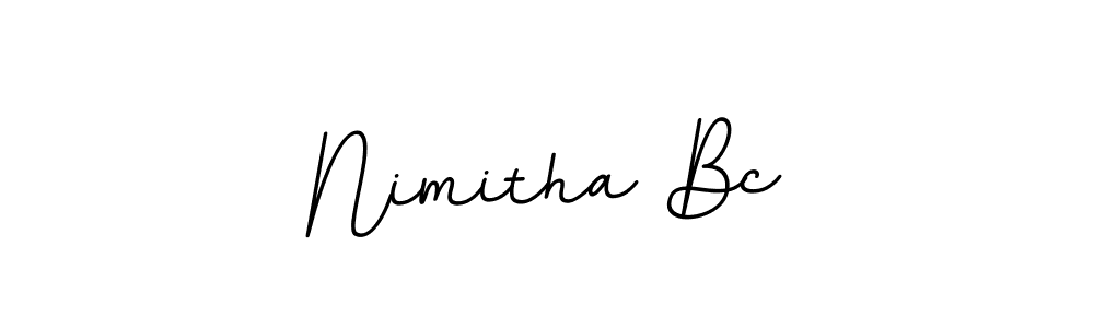 This is the best signature style for the Nimitha Bc name. Also you like these signature font (BallpointsItalic-DORy9). Mix name signature. Nimitha Bc signature style 11 images and pictures png