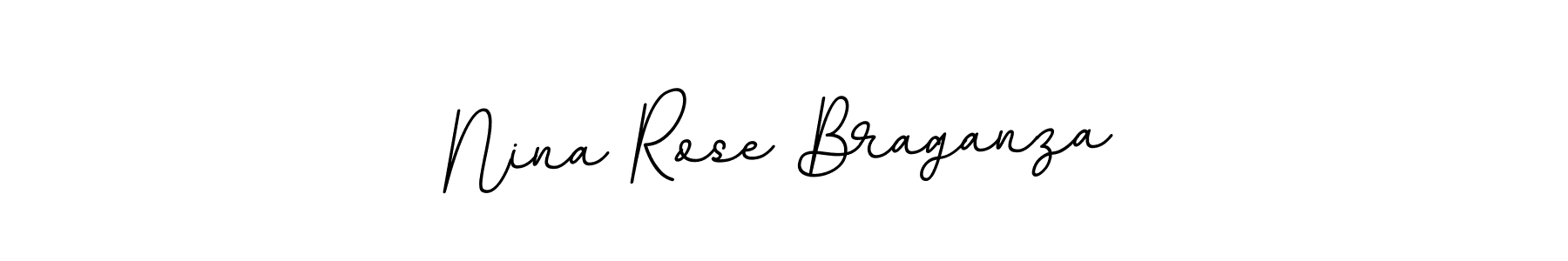 Use a signature maker to create a handwritten signature online. With this signature software, you can design (BallpointsItalic-DORy9) your own signature for name Nina Rose Braganza. Nina Rose Braganza signature style 11 images and pictures png