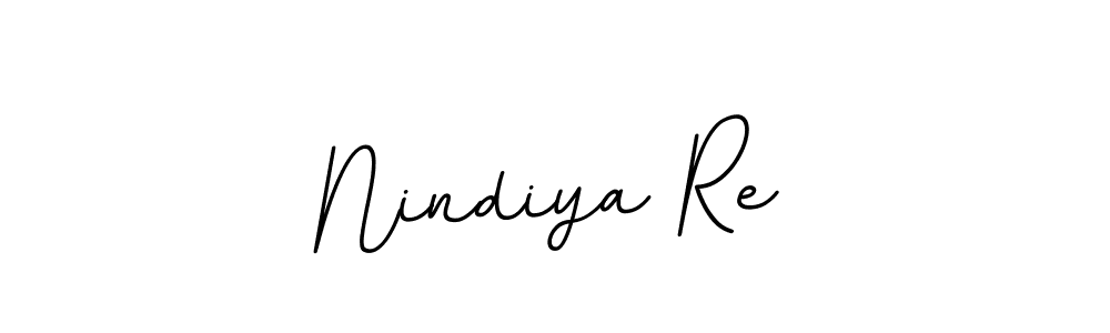 It looks lik you need a new signature style for name Nindiya Re. Design unique handwritten (BallpointsItalic-DORy9) signature with our free signature maker in just a few clicks. Nindiya Re signature style 11 images and pictures png