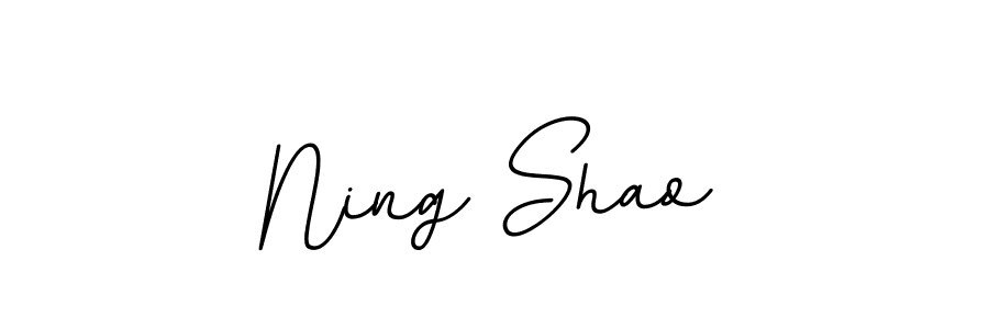 Make a beautiful signature design for name Ning Shao. With this signature (BallpointsItalic-DORy9) style, you can create a handwritten signature for free. Ning Shao signature style 11 images and pictures png