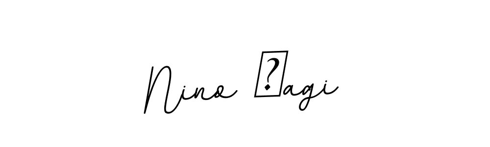 Also You can easily find your signature by using the search form. We will create Nino Šagi name handwritten signature images for you free of cost using BallpointsItalic-DORy9 sign style. Nino Šagi signature style 11 images and pictures png