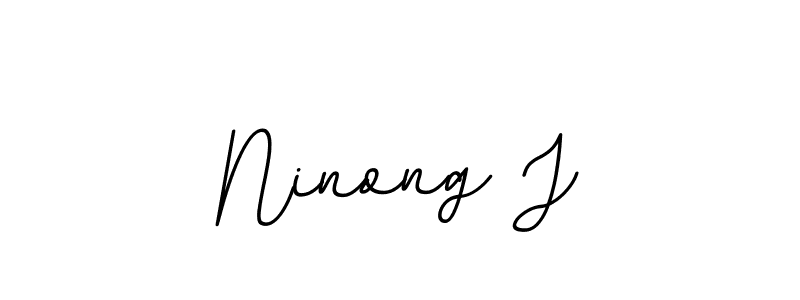 It looks lik you need a new signature style for name Ninong J. Design unique handwritten (BallpointsItalic-DORy9) signature with our free signature maker in just a few clicks. Ninong J signature style 11 images and pictures png