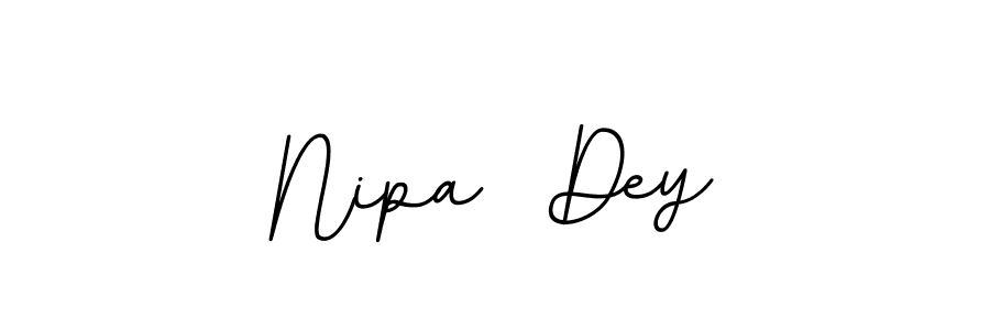 You should practise on your own different ways (BallpointsItalic-DORy9) to write your name (Nipa  Dey) in signature. don't let someone else do it for you. Nipa  Dey signature style 11 images and pictures png