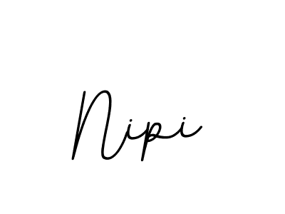 How to make Nipi signature? BallpointsItalic-DORy9 is a professional autograph style. Create handwritten signature for Nipi name. Nipi signature style 11 images and pictures png