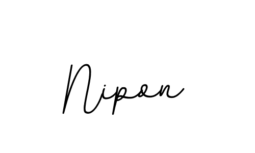 if you are searching for the best signature style for your name Nipon. so please give up your signature search. here we have designed multiple signature styles  using BallpointsItalic-DORy9. Nipon signature style 11 images and pictures png