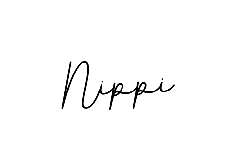 Nippi stylish signature style. Best Handwritten Sign (BallpointsItalic-DORy9) for my name. Handwritten Signature Collection Ideas for my name Nippi. Nippi signature style 11 images and pictures png