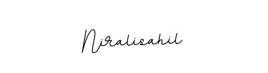 Also we have Niralisahil name is the best signature style. Create professional handwritten signature collection using BallpointsItalic-DORy9 autograph style. Niralisahil signature style 11 images and pictures png