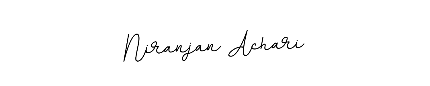 if you are searching for the best signature style for your name Niranjan Achari. so please give up your signature search. here we have designed multiple signature styles  using BallpointsItalic-DORy9. Niranjan Achari signature style 11 images and pictures png