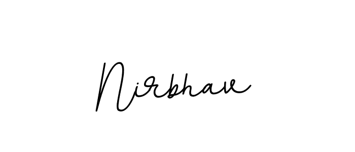 Make a beautiful signature design for name Nirbhav. Use this online signature maker to create a handwritten signature for free. Nirbhav signature style 11 images and pictures png