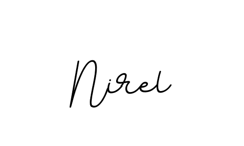 Make a beautiful signature design for name Nirel. With this signature (BallpointsItalic-DORy9) style, you can create a handwritten signature for free. Nirel signature style 11 images and pictures png