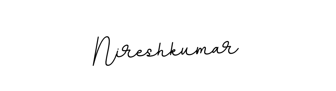 You should practise on your own different ways (BallpointsItalic-DORy9) to write your name (Nireshkumar) in signature. don't let someone else do it for you. Nireshkumar signature style 11 images and pictures png