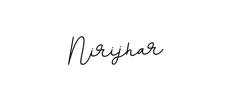 How to make Nirijhar name signature. Use BallpointsItalic-DORy9 style for creating short signs online. This is the latest handwritten sign. Nirijhar signature style 11 images and pictures png