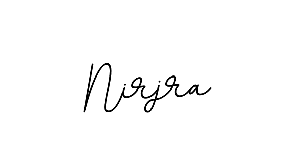 Use a signature maker to create a handwritten signature online. With this signature software, you can design (BallpointsItalic-DORy9) your own signature for name Nirjra. Nirjra signature style 11 images and pictures png