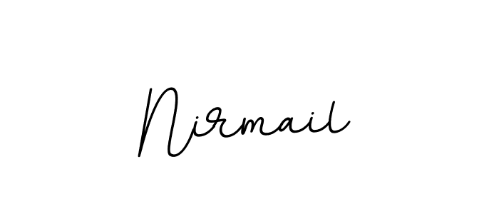 The best way (BallpointsItalic-DORy9) to make a short signature is to pick only two or three words in your name. The name Nirmail include a total of six letters. For converting this name. Nirmail signature style 11 images and pictures png