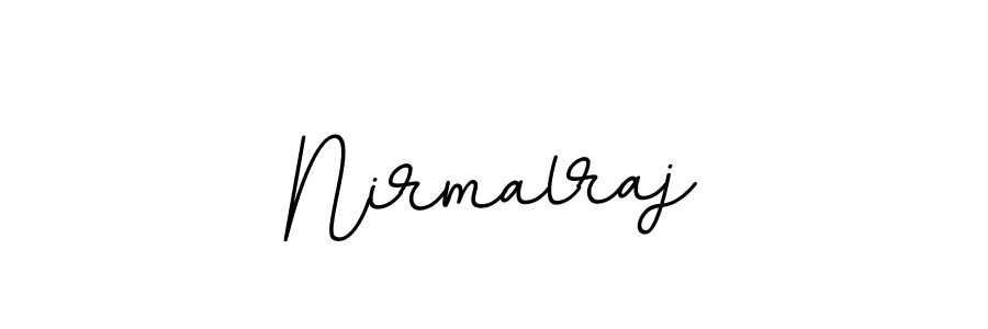 How to make Nirmalraj name signature. Use BallpointsItalic-DORy9 style for creating short signs online. This is the latest handwritten sign. Nirmalraj signature style 11 images and pictures png