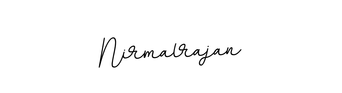 Make a beautiful signature design for name Nirmalrajan. With this signature (BallpointsItalic-DORy9) style, you can create a handwritten signature for free. Nirmalrajan signature style 11 images and pictures png