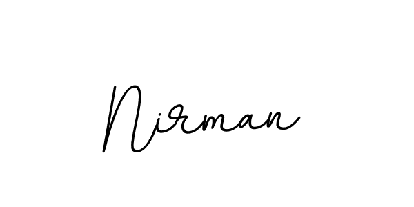 How to make Nirman name signature. Use BallpointsItalic-DORy9 style for creating short signs online. This is the latest handwritten sign. Nirman signature style 11 images and pictures png