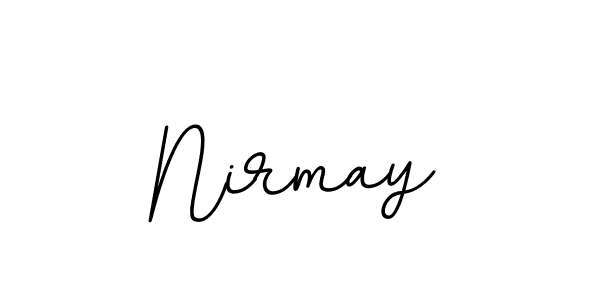 Nirmay stylish signature style. Best Handwritten Sign (BallpointsItalic-DORy9) for my name. Handwritten Signature Collection Ideas for my name Nirmay. Nirmay signature style 11 images and pictures png