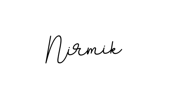 Design your own signature with our free online signature maker. With this signature software, you can create a handwritten (BallpointsItalic-DORy9) signature for name Nirmik. Nirmik signature style 11 images and pictures png