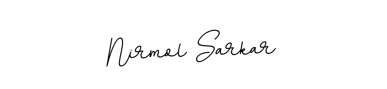 Nirmol Sarkar stylish signature style. Best Handwritten Sign (BallpointsItalic-DORy9) for my name. Handwritten Signature Collection Ideas for my name Nirmol Sarkar. Nirmol Sarkar signature style 11 images and pictures png