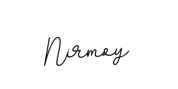 Design your own signature with our free online signature maker. With this signature software, you can create a handwritten (BallpointsItalic-DORy9) signature for name Nirmoy. Nirmoy signature style 11 images and pictures png